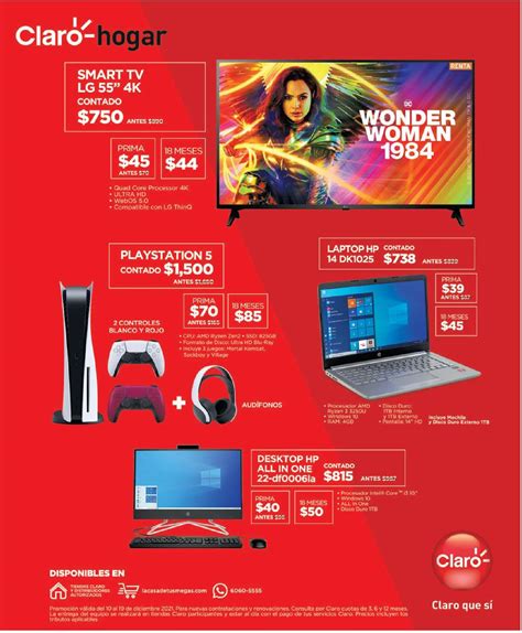 Oferta De Computadoras Smart TV Y Playstation 5 En Claro Hogar El