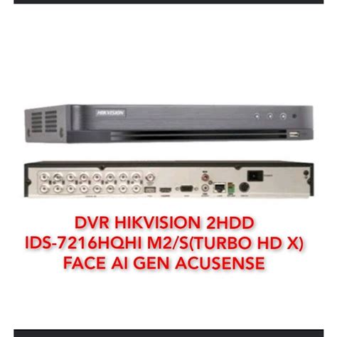 Jual Dvr Hikvision Ch Slot Hdd Up To Mp Mp Ids Hqhi M S Gen