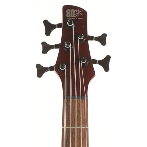 Ibanez Sr505 5 String Bass Brown Mahogany The Music Zoo