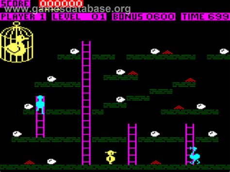 Chuckie Egg Amstrad Cpc Artwork In Game