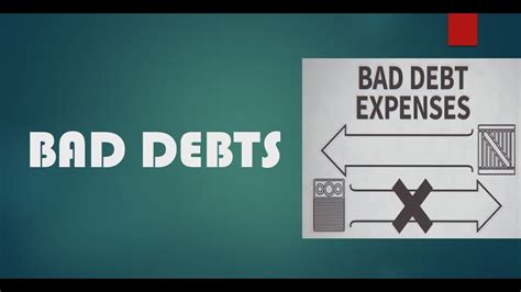 Bad Debts Expense And Methods To Predict Bad Debts Allowances For Bad