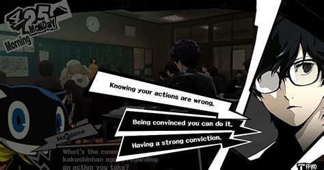 Persona 5 Class Questions And Answers Cheat Sheet Persona 5