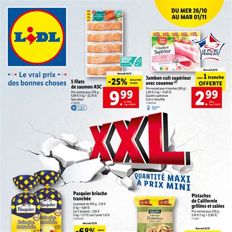 Catalogue Lidl Xxl Du Octobre Au Er Novembre