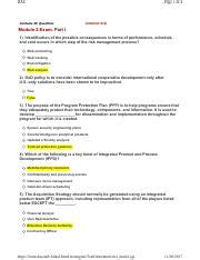 Module 2 Part I Pdf DAU Page 1 Of 4 Contains 20 Questions Attempt 1 3