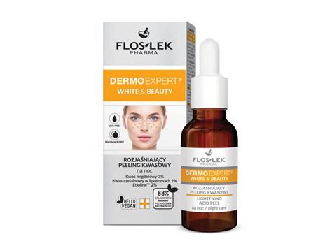 Flos Lek Dermo Expert White Beauty Peeling kwasowy rozjaśniający