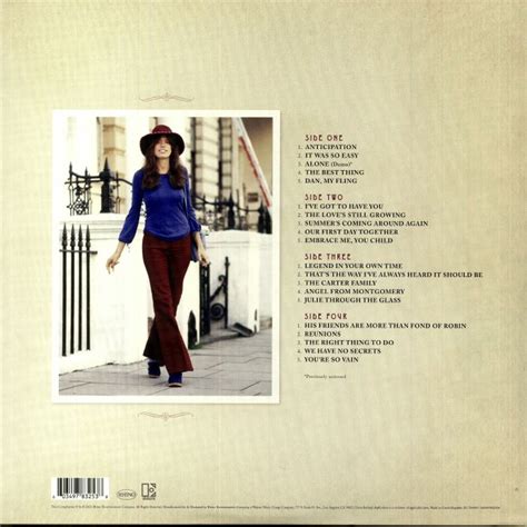 Carly Simon These Are The Good Old Days The Carly Simon Jac