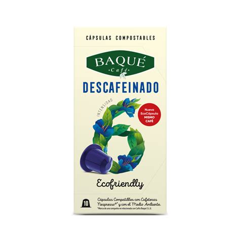 Descafeinado cápsulas compostables Grupo Gourmets