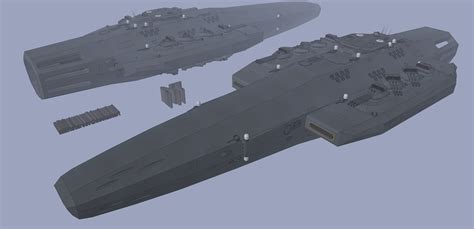 Sandviper class battlecruiser. 3D model i made for my original SciFi ...