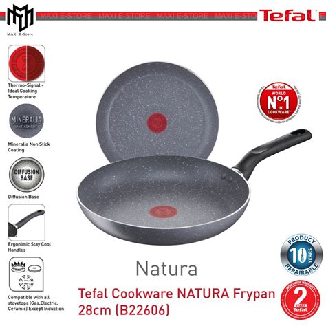 Tefal Cookware Natura Frypan Deep Frypan B22606 B22602 B22604