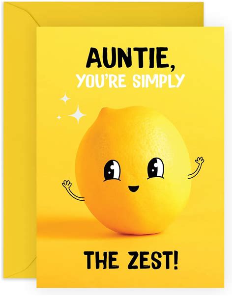 Central 23 Birthday Cards For Her Auntie Simply The Zest Birthday Card Aunt