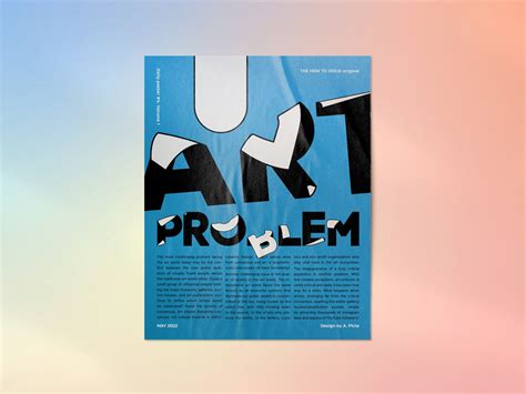 daily poster  art problem  alex picle  dribbble