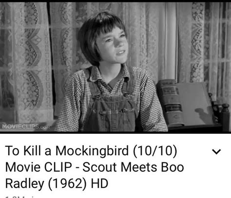 Pin By Elizabeth Dufore On To Kill A Mocking Bird Movie Clip To Kill A Mockingbird Boo Radley