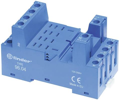 Finder 96 04 Relay Socket Compatible With Series Finder 56 Series 1 Pc