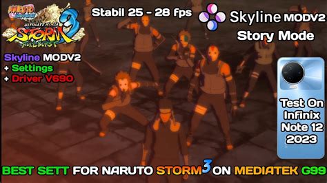 The Best Settings For Naruto Storm Story Mode On Mediatek Helio G