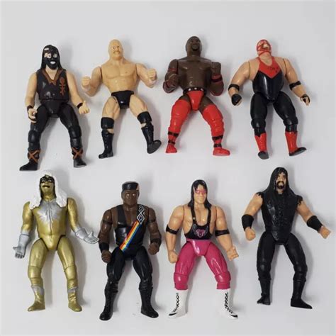 90S WWF JAKKS Micro Mini Action Figures 3" - Vintage Wrestling WWE ...