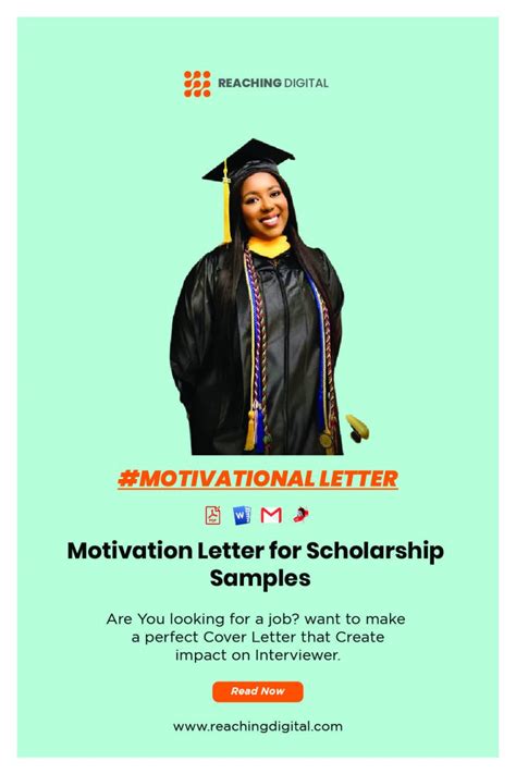 Motivation Letter For Scholarship 9 Samples Reaching Digital