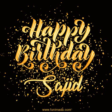 Happy Birthday Sajid S Download On