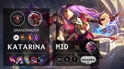 Katarina Mid Vs Irelia Kr Grandmaster Patch 11 15 Youtube