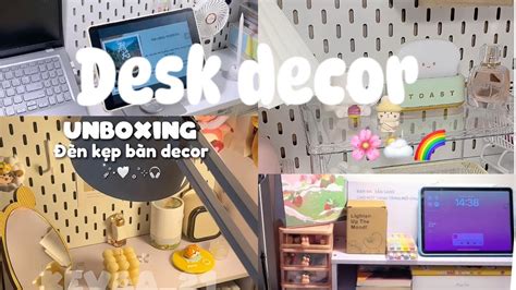 Desk decor Decor bàn học chào đón năm học mới ll tiktokll Shopee haul