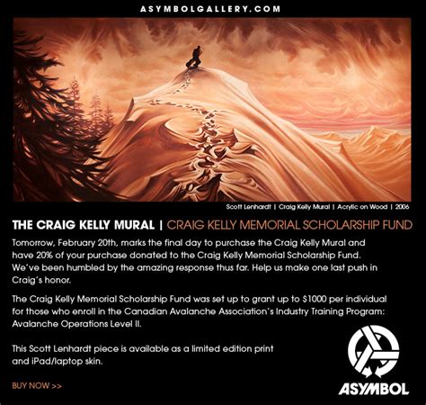 Get Your Craig Kelly Mural From Asymbol Gallery At 20 Off Snowboard