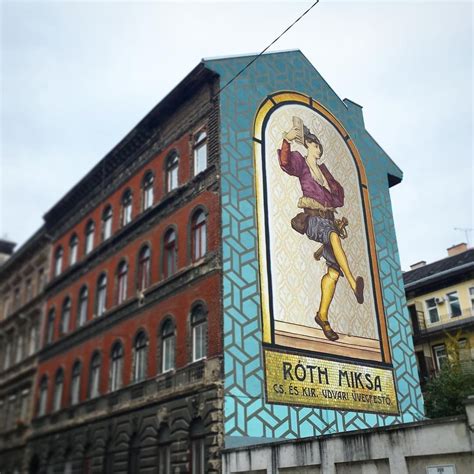 Mural Dedicated To Róth Miksa The Glass And Mosaic Artist Of The Hungarian Art Nouveau