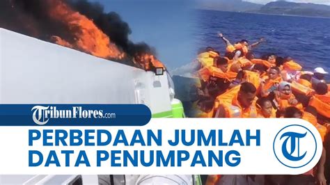 Kapal Cantika 77 Terbakar Data Manifest Penumpang Berbeda Dengan