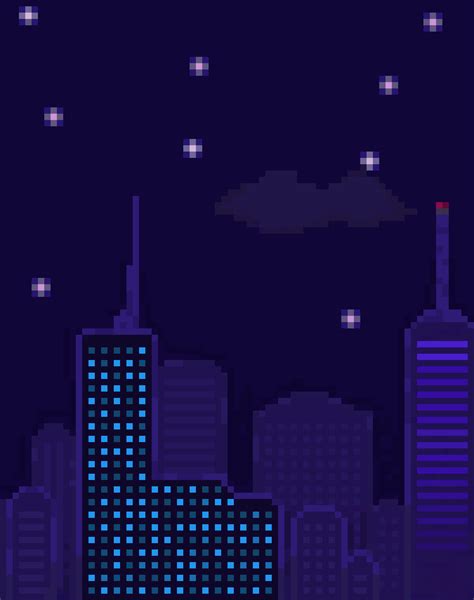 Pixilart City Night By Jsteww97