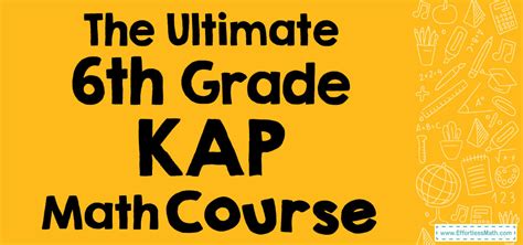 The Ultimate Th Grade Kap Math Course Free Worksheets Effortless