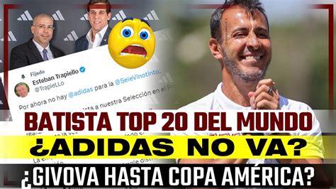 ADIDAS NO VA EN ENERO FERNANDO BOCHA BATISTA TOP 20 DEL MUNDO