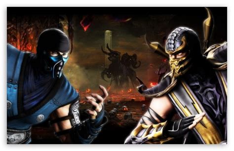 🔥 Download Sub Zero V S Scorpion Hd Wallpaper For Wide Widescreen Whxga