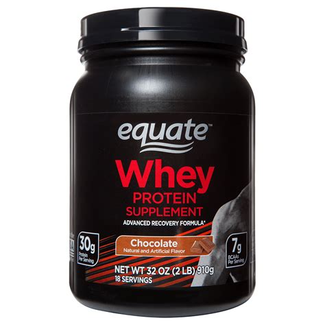 Equate Whey Protein Supplement Chocolate Fig App