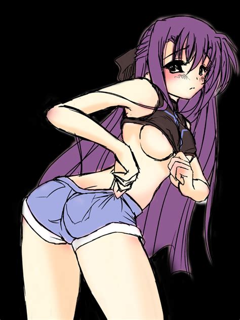 Rule 34 Breasts Denim Denim Shorts Frapowa Ginga Nakajima Lyrical Nanoha Mahou Shoujo Lyrical