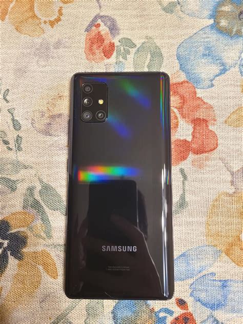 Samsung Galaxy A71 5g T Mobile Black 128gb 6gb Sm A716u