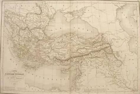 Carte De LEmpire Ottoman Et De La Grece Moderne Ottoman Empire And