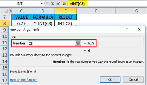 Int In Excel Formula Examples How To Use Int Function