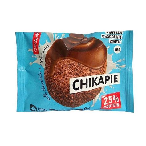 CHIKALAB Chikapie Chocolate Covered Protein Cookie With Filling 60G ...