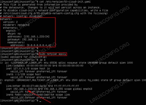 C Mo Configurar La Direcci N Ip Est Tica En Ubuntu Cosmic