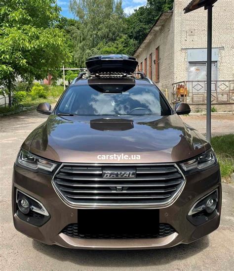 Багажник Turtle Air2 и бокс Turtle Tirol 420 Black на Haval H6 | Купить ...