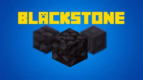 Minecraft Crafting Recipes Blackstone Youtube