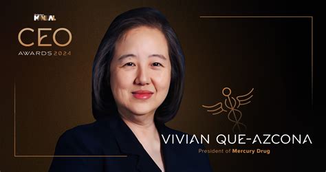 Steering Mercury Drug to New Heights: CEO Awards Honoree Vivian Que-Azcona