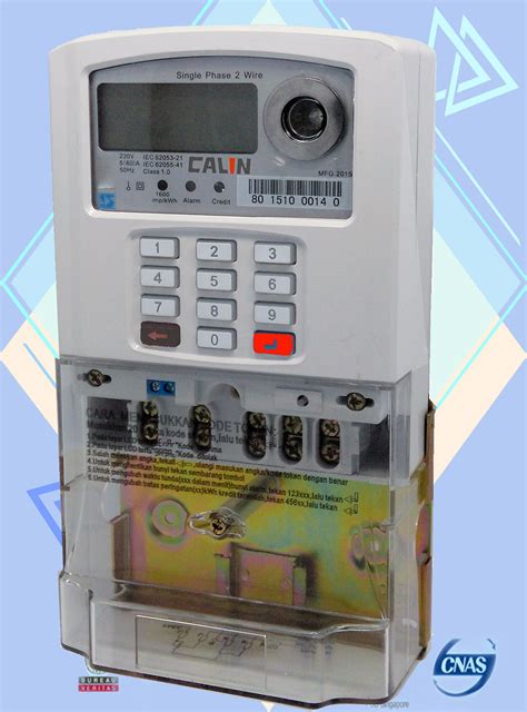 Entry Level Single Phase Electricity Meter 1600 Pulse Rate Sts Prepayment Meter