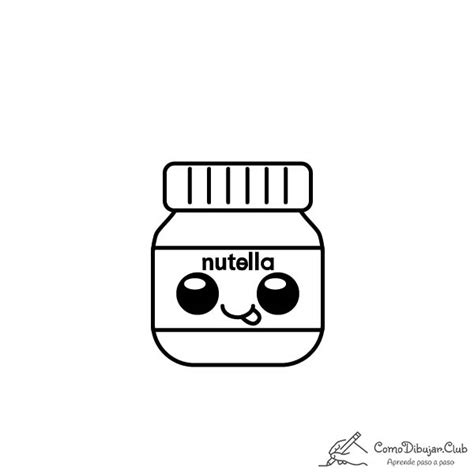 C Mo Dibujar Una Nutella Kawaii Comodibujar Club