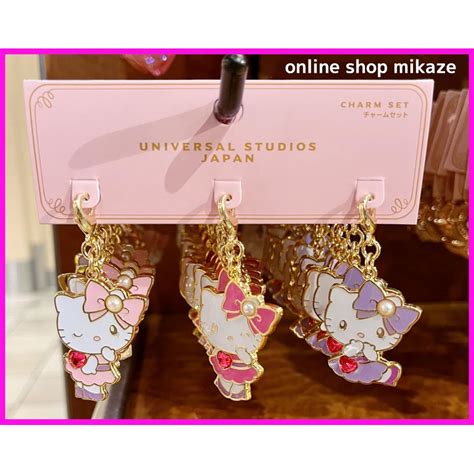 Usj ハローキティ チャーム 3個セット キティちゃん お土産 グッズ お菓子 公式 Usj Kitty 240128 03online