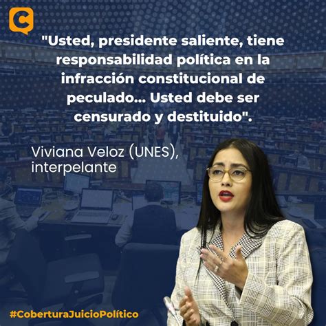 Ecuador Chequea On Twitter Ahora L La Corre Sta Viviana Veloz