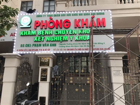 Tổng hợp bảng hiệu phòng khám đẹp thiết kế chuyên nghiệp