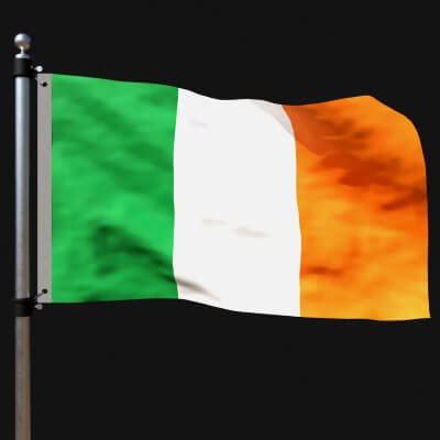 Flag of Ireland - 3D Model by ERTAN ZORLU