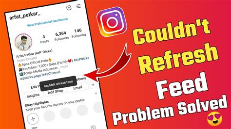 How To Fix Instagram Couldn T Refresh Feed Problem Instagram Couldn T