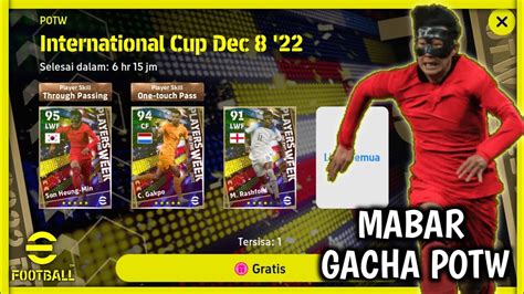 Mabar Gacha Potw Efootball Mobile Youtube