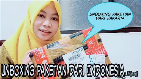 UNBOXING PAKET DARI INDONESIA YouTube