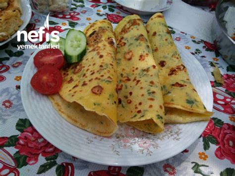 Maydanozlu Peynirli Krep Nefis Yemek Tarifleri